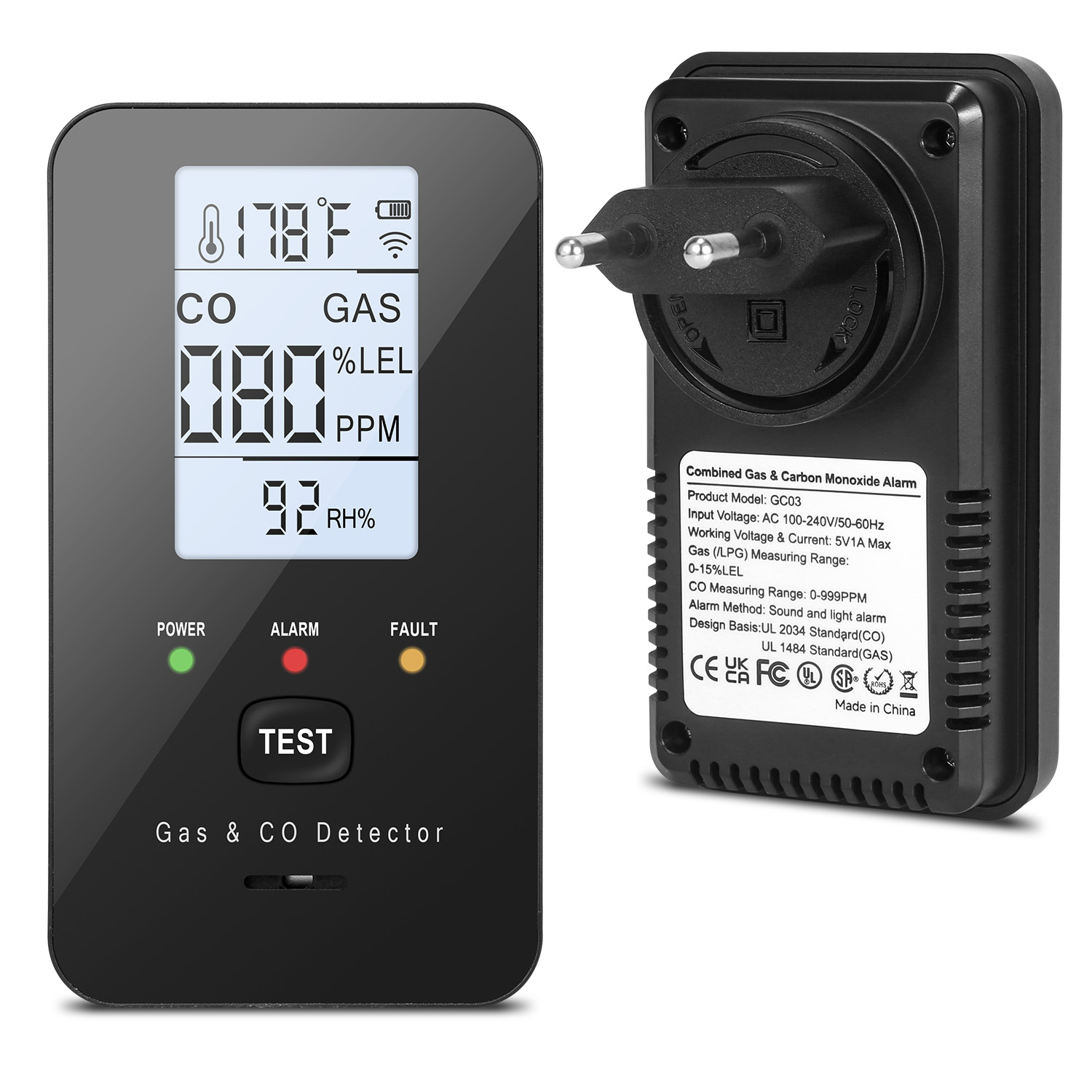 Detector de gas natural combin - Home Cooking Gas reseña y precio