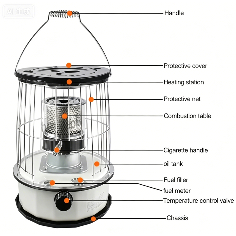 Estufa portátil para calefacci - Home Cooking Heater reseña y precio